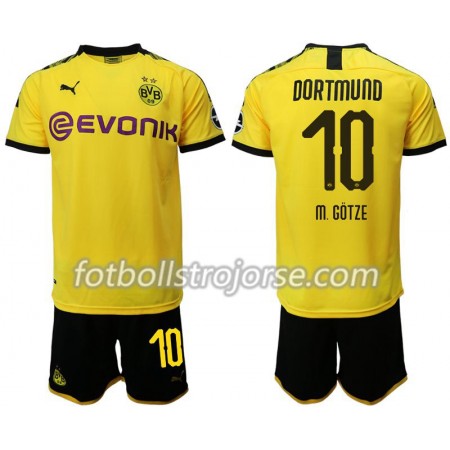 Borussia Dortmund Matchtröjor Mario Gotze 10 Barn Hemma Fotbollströja 2019-2020 Borussia Dortmund Matchtröjor Mario Gotze 10 Barn Hemma Fotbollströja 2019-2020